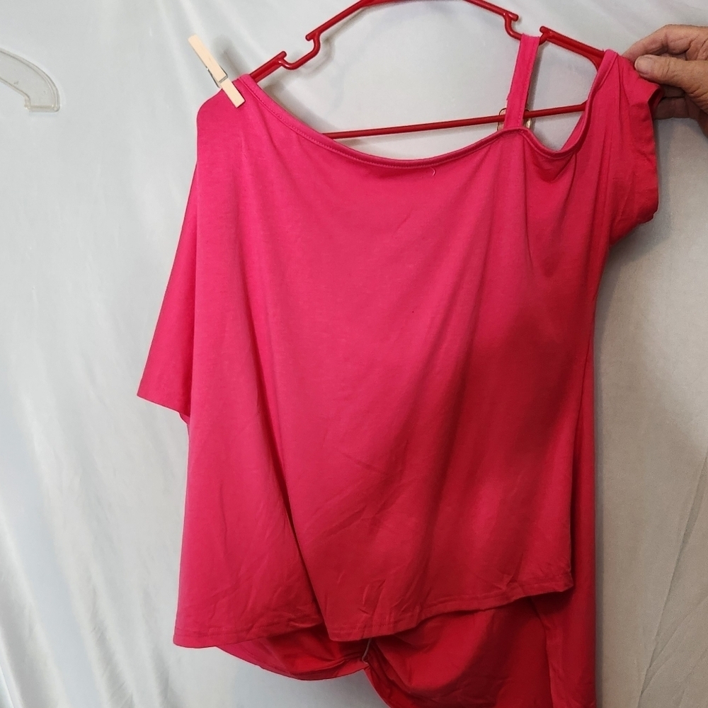 Off The Shoulder Tops for Women Summer Sexy Chain Strap Batwing Sleeve Tee - Picture 5 of 14